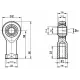 Шарнирная головка П-GIRSW-12-RR FLURO Fluro