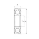 Підшипник кульковий радіальний П-50209-6209N ХАРП