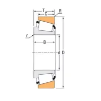 Підшипник 2007116 TIMKEN 32016 Х