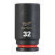 Головка ударна ShW 3/4'' SKT подовжена, 32мм ACC MILWAUKEE 4932480391