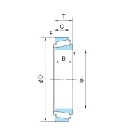 Подшипник роликовый конический П-378020 NACHI