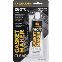 Герметик прокл.силікон (прозорий) 85гр ZOLLEX 15013