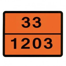 Табличка небезпечних вантажів Бензин 33-1203 TWY013