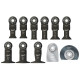 Набір полотен для мультитула STARLOCK , (11шт) ACC MILWAUKEE 48906090