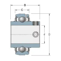 Підшипник 31.4x71.5x20 TIMKEN UC 207-20.G2