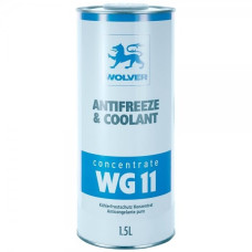 Антифриз WG11 концентрат (1,5л) зелений WOLVER 15108