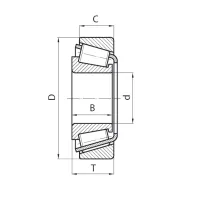Подшипник роликовый конический П-7804 KG