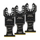 Полотно для мультітула Bi-Metal Carbide OPEN-LOK , 35х38мм, (3шт), (мультіматеріал) ACC MILWAUKEE 48851523