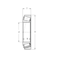 Подшипник роликовый конический П-L-4464310 ZKL