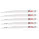 Полотно для шабельних пил THIN KERF , 300х3,1/2,1мм, (5шт), (универсальні) ACC MILWAUKEE 48475094