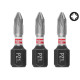 Біта SHOCKWAVE , PZ1, 25мм, (3шт) ACC MILWAUKEE 4932500355