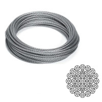 Канат (трос) сталевий EN 12385-4 14 мм (ціна вказана за 1 метр) Load-Tech 03-910192