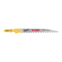 Полотна для лобзиків T234X 3CUT , 91х2,5 мм , (5шт), (деревина, чистий різ) ACC MILWAUKEE 4932430141