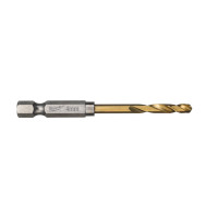 Свердло по металу RedHEX SHOCKWAVE HSS-TiN , діаметр 4,0х71,5х26мм, (2шт) ACC MILWAUKEE 48894708