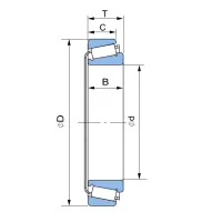 Подшипник роликовый конический П-LM-6704810 KG