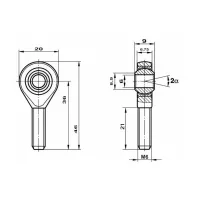 Шарнирная головка П-GASW-6 FLURO Fluro