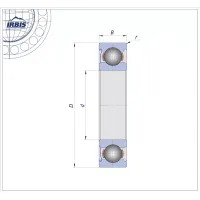 Підшипник 80х125х22 216 311.0 TIMKEN 180116 (6016-Z C4)