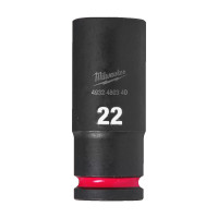Головка ShW 1/2'' SKT подовжена, 22мм ACC MILWAUKEE 4932480340