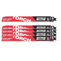 Полотно для шабельних пил TORCH CARBIDE NITRUS , 230х2,5мм, (5шт), (метал) ACC MILWAUKEE 48476552