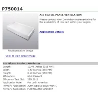 Фільтр JD повітряний кондиціонер RE187966 Donaldson P750014