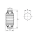 Підшипник JD JD9457 INA 207KRRB AH09 (SK102-207-KRRB AH10)