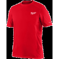 Футболка , WWSSRD-M дихаюча з коротким рукавом, червона, (розмір M) MILWAUKEE 4932493069