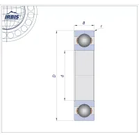 Підшипник 2RS (180308) TIMKEN 6308