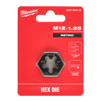 Плашка шестигранна , М12-1,25мм ACC MILWAUKEE 4932500626