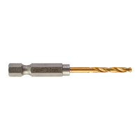 Свердло по металу RedHEX SHOCKWAVE HSS-TiN , діаметр 3,0х65х23мм, , пластикова коробка ACC MILWAUKEE 4932478176