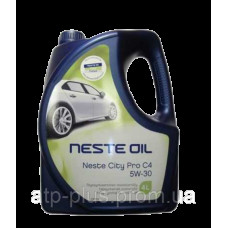 Олива NESTE City Pro 5w30vw 502.00/505. API SL, SJ/SF (синтетика) 4л 5w-30