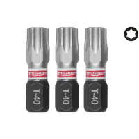 Біта SHOCKWAVE , TX40, 25мм, (3шт) ACC MILWAUKEE 4932500367