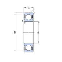 Підшипник 180209 SKF 6209 2RS C3