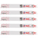 Полотно для шабельних пил TORCH , 300х2,5мм, (5шт), (метал) ACC MILWAUKEE 48475714
