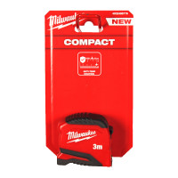 Рулетка Pro Compact (Gen 2), 3м, (19мм) ACC MILWAUKEE 4932498776