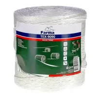Шпагат сінов'язальний (Голандія) tex-9090м (бухта 9кг) Білий FARMA 955080FA