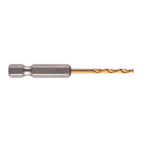 Свердло по металу RedHEX SHOCKWAVE HSS-TiN , діаметр 2,5х62х19мм, (2шт) ACC MILWAUKEE 48894704