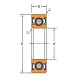 Підшипник JD варіатора (RE308211/RE267884) RE346082 TIMKEN 6018-2RS1/C3