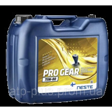 Олива Neste Pro Gear трансм.синтет. для КПП GL-4 (20л) 75W-80