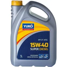 Олива VUKO 15W-40 Super Diesel (5л) API CF-4/SJ YUKO Знято з виробництва