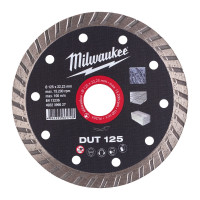 Диск алмазний DUT 125 діаметр 125мм (керамічна плитка/чистий різ) ACC MILWAUKEE 4932399527