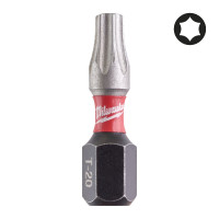 Біта SHOCKWAVE , TX20, 25мм, (25шт), пластикова коробка ACC MILWAUKEE 4932430875