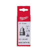Патрон ключовий , 1,5-13мм 1/2''х20 MILWAUKEE 4932267980