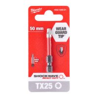 Біта SHOCKWAVE , TX25, 50мм ACC MILWAUKEE 4932430881
