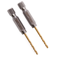 Свердло по металу RedHEX SHOCKWAVE HSS-TiN , діаметр 2,0х59,5х17мм, (2шт) ACC MILWAUKEE 48894703