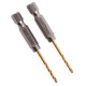 Свердло по металу RedHEX SHOCKWAVE HSS-TiN , діаметр 2,0х59,5х17мм, (2шт) ACC MILWAUKEE 48894703