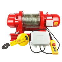 Лебідка електрична канатна KCD 380В 0.5/1.0 т, 60 м Poltek 04-311019