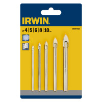 Набір свердл по склу та плитці 5 шт. 4/5/5/8/10 мм IRWIN 10507912