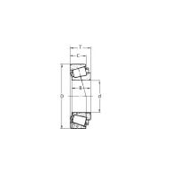 Подшипник роликовый конический П-L-4464310 FBJ
